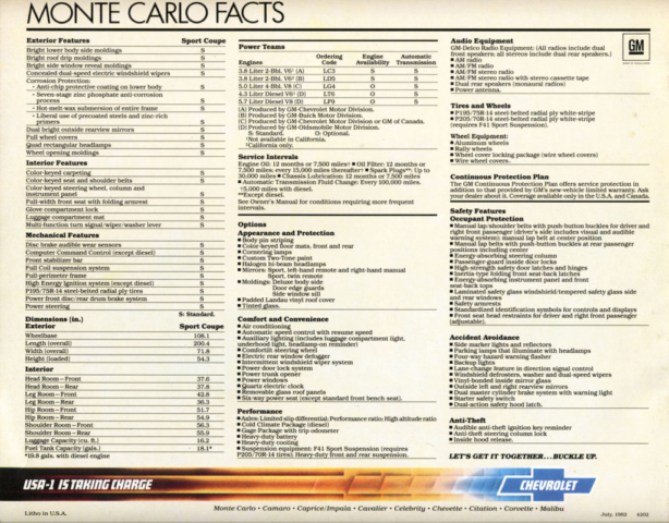 1983 Monte Carlo OEM Brochure (7)