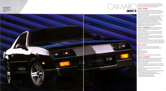 1987 Camaro OEM Brochure (3)