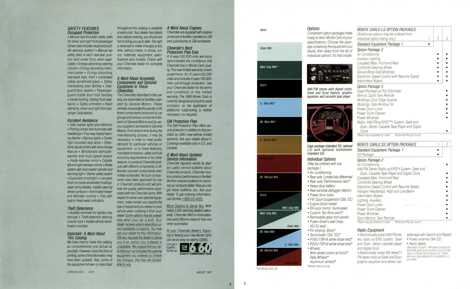1988 Monte Carlo OEM Brochure (4)
