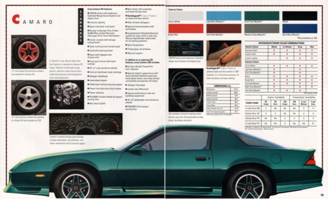 1991 Camaro OEM Brochure (13)