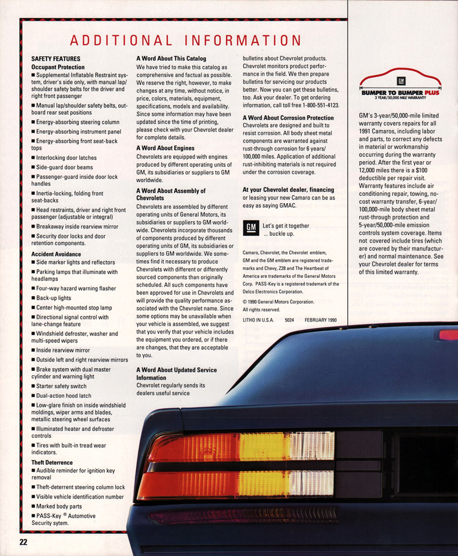 1991 Camaro OEM Brochure (15)