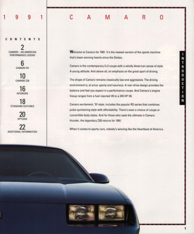 1991 Camaro OEM Brochure (3)