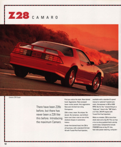 1991 Camaro OEM Brochure (9)