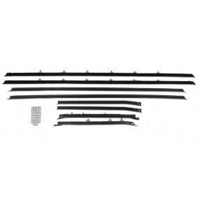 1968 Camaro Coupe 8 Piece Window Felt Kit For Standard Interior With Door Ledge Molding