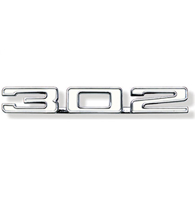 1969 Camaro 302 Hood Emblem