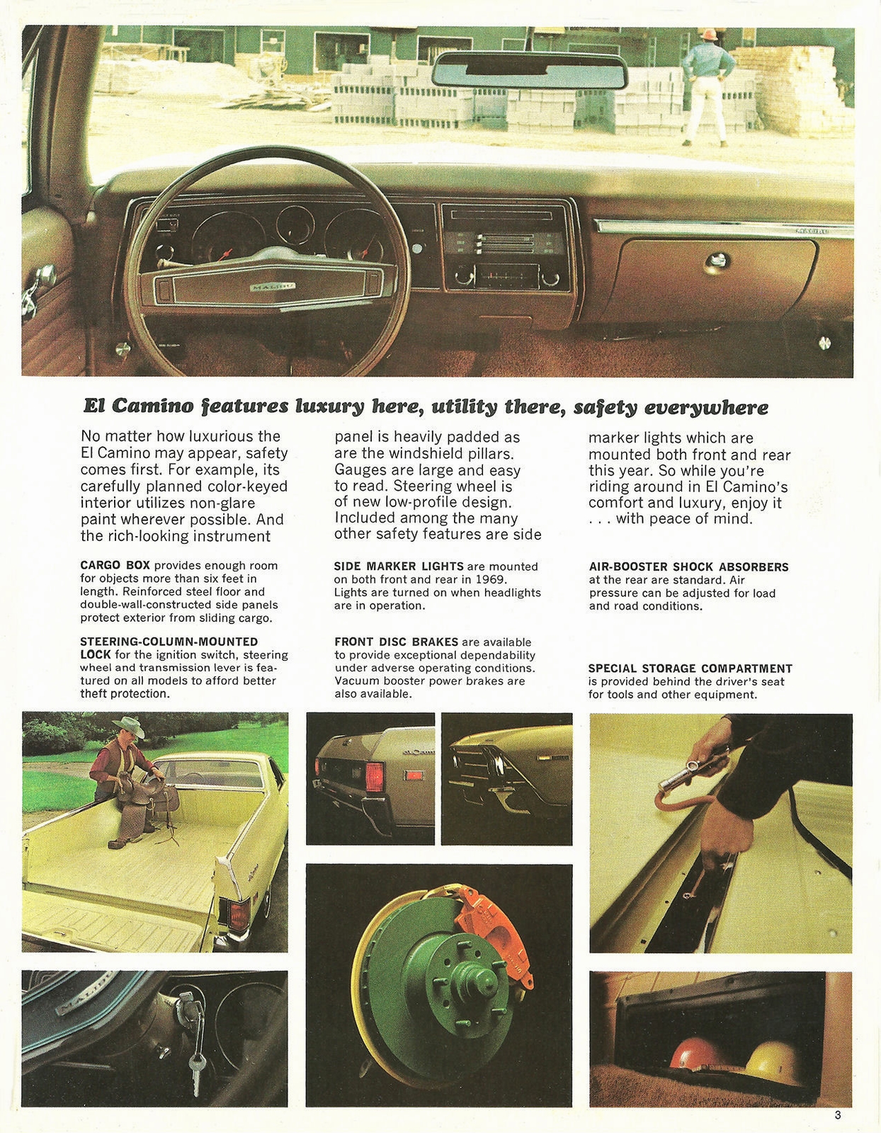 1969 Chevrolet El Camino OEM Brochure