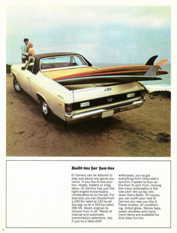 1969 Chevrolet El Camino OEM Brochure