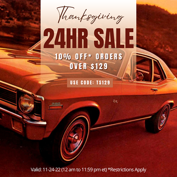 24 Hour Thanksgiving Sale