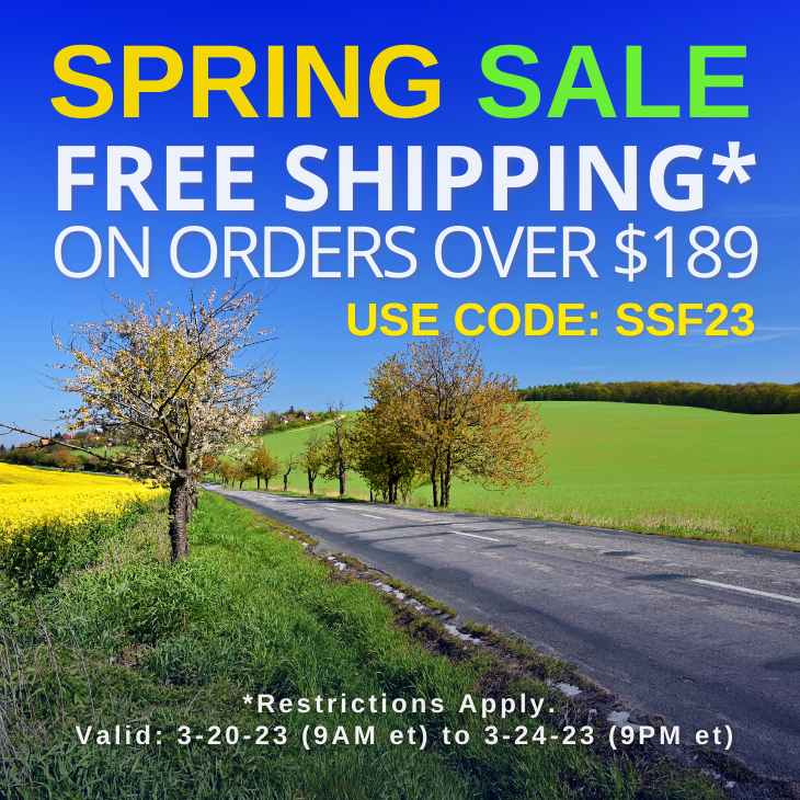 Spring Sale - Free Shipping
