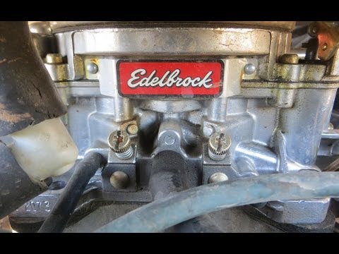 Carburetor Adjustment