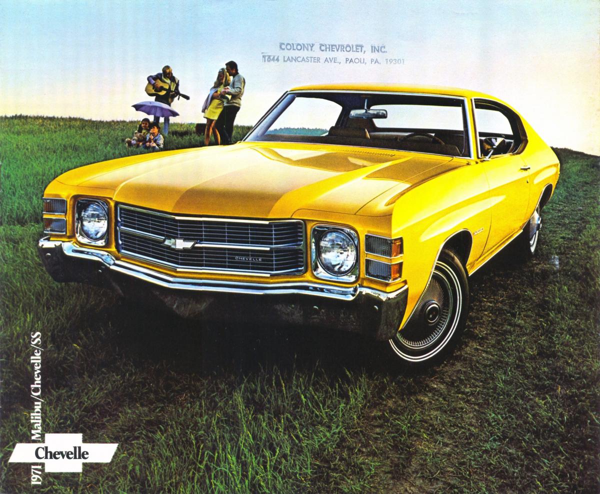 1971 Chevelle Parts And Restoration Information 1971 Chevrolet Chevelle 01r
