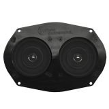 1970-1972 El Camino Dash Speaker with Kenwood Dual Front Speaker Upgrade With Original Mono Image