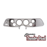 Classic Thunder Road 1970-1978 Camaro 6 Hole Dash Panel 3 3/8th Inch Brushed Aluminum Image