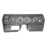 1968 Nova Thunder Road Concourse Series, Silver Face Gauges, Brush. Alum. Dash Image