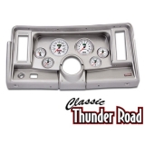 Classic Thunder Road 1969-1976 Nova Complete Panel 5 Inch, NV, Brushed Aluminum Image