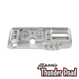 Classic Thunder Road 1968 Chevelle w/o Vent Complete Panel 5 Inch, Ultra-Lite 2, Brushed Aluminum Image