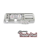 Classic Thunder Road 1968 El Camino w/o Vent Complete Panel, C2, Brushed Aluminum Image