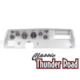 Classic Thunder Road 1970-72 El Camino SS Complete Panel, Sport Comp Mech., Brushed Aluminum Image