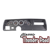 Classic Thunder Road 1970-72 El Camino SS Complete Panel, Sport Comp Elec., Black Image