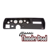 Classic Thunder Road 1970-72 El Camino SS Complete Panel, Phantom Elec., Black Image