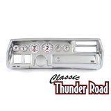 Classic Thunder Road 1970-72 Chevelle non-SS Complete Panel, NV, Brushed Aluminum Image