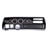 1970-1972 Chevelle Non-SS Thunder Road Concourse Series, Black Face Gauges, Black Dash Image