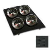 1968-1974 Nova Console Gauge Quad Pod, Carbon Fiber, American Muscle Gauges Image