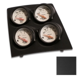 1968-1974 Nova Console Gauge Quad Pod, Black, Phantom Gauges Image