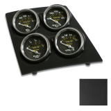 1968-1974 Nova Console Gauge Quad Pod Black Carbon Fiber Gauges Image