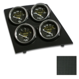 1968-1969 Camaro Console Gauge Quad Pod Carbon Fiber Carbon Fiber Gauges Image