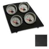 1968-1969 Camaro Console Gauge Quad Pod Black Ultra Lite 2 Gauges Image