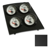 1968-1974 Nova Console Gauge Quad Pod Black Phantom 2 Gauges Image