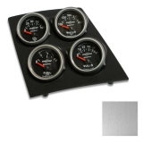 1968-1974 Nova Console Gauge Quad Pod Brushed Alum Sport Comp 2 Gauges Image