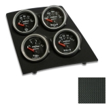 1968-1969 Camaro Console Gauge Quad Pod Carbon Fiber Sport Comp 2 Gauges Image