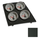 1968-1969 Camaro Console Gauge Quad Pod Carbon Fiber C2 Gauges Image