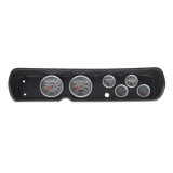 1965 Chevelle 6 Gauge Panel Black With 5 Inch Auto Meter Ultra-Lite Electric Gauges Image