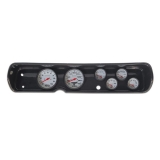 1964 Chevelle 6 Gauge Panel Carbon Fiber With 5 Inch Auto Meter Phantom Gauges Image