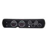 1964 El Camino 6 Gauge Panel Black With 5 Inch Auto Meter Mech. Sport-Comp Gauges Image