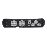 1965 Chevelle 6 Gauge Panel Black With 5 Inch Auto Meter Ultra-Lite 2 Gauges Image