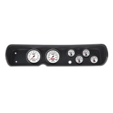 1965 El Camino 6 Gauge Panel Black With 5 Inch Auto Meter Phantom 2 Gauges Image