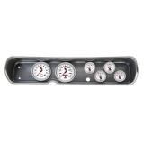 1965 El Camino 6 Gauge Panel Brushed Alum. With 5 Inch Auto Meter C2 Gauges Image