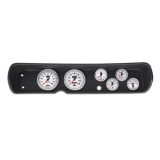 1964 Chevelle 6 Gauge Panel Black With 5 Inch Auto Meter NV Gauges Image