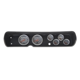 1964 Chevelle 6 Gauge Panel Black w/ 5 Inch Auto Meter Mech. Ultra-Lite Gauges Image