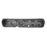 1965 El Camino 6 Gauge Panel Brushed Alum. w/ 5 Inch Auto Meter Mech. Ultra-Lite Gauges Image