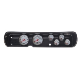 1965 El Camino 6 Gauge Panel Carbon Fiber w/ 5 Inch Auto Meter Mech. Phantom Gauges Image