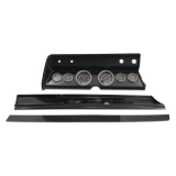 1966 El Camino 6 Gauge Panel Carbon Fiber With Auto Meter Sport-Comp Gauges Image