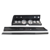 1966 El Camino 6 Gauge Panel Carbon Fiber With Auto Meter Ultra-Lite Ii Gauges Image