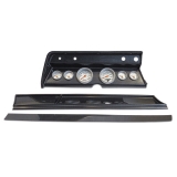 1966 El Camino Classic Dash Panel Carbon Fiber w/ Auto Meter Ultra-Lite Mech. Gauges Image