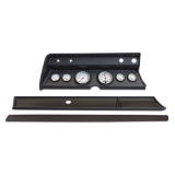 1966 Chevelle Classic Dash Panel Black w/ Auto Meter Mech. Phantom Gauges Image