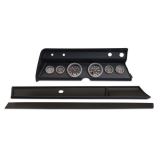 1966 El Camino Classic Dash Panel Black w/ Auto Meter Sport-Comp Gauges Image